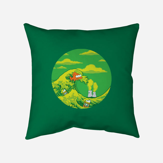 The Great Wave Off Springfield-none removable cover w insert throw pillow-dalethesk8er