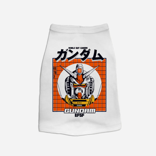 Gundam-dog basic pet tank-Douglasstencil