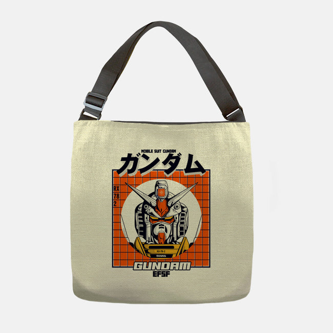 Gundam-none adjustable tote-Douglasstencil