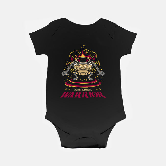 The Great Jar Warrior-baby basic onesie-Logozaste