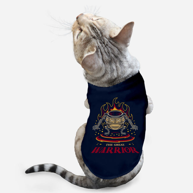The Great Jar Warrior-cat basic pet tank-Logozaste