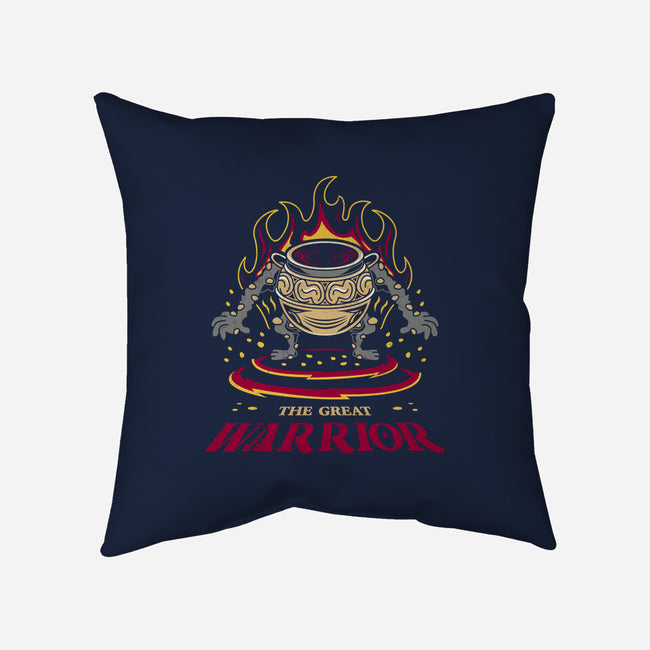 The Great Jar Warrior-none removable cover w insert throw pillow-Logozaste