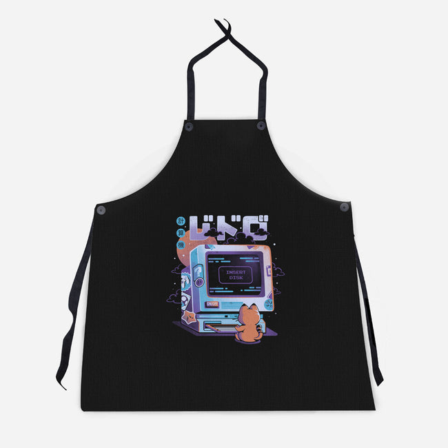 Insert Disk-unisex kitchen apron-eduely