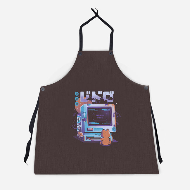 Insert Disk-unisex kitchen apron-eduely