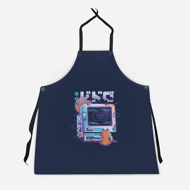 Insert Disk-unisex kitchen apron-eduely