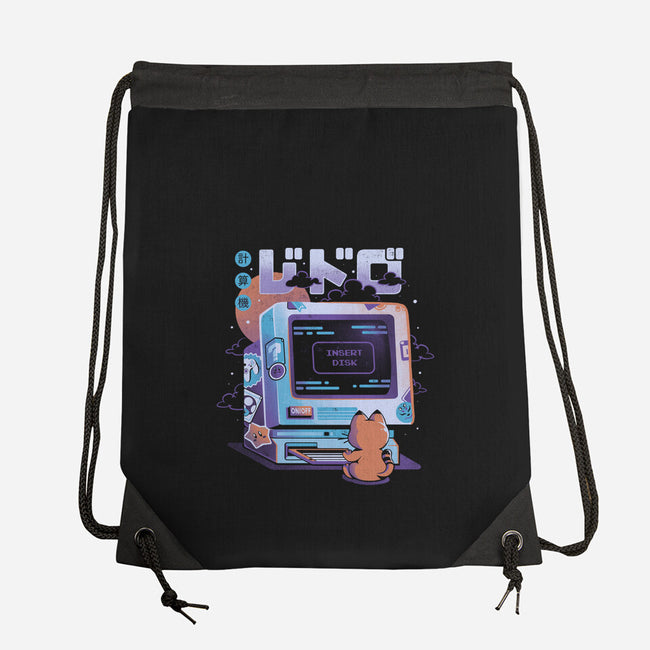 Insert Disk-none drawstring bag-eduely