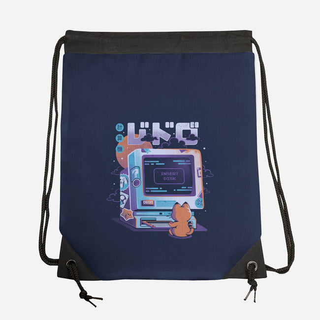 Insert Disk-none drawstring bag-eduely