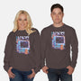Insert Disk-unisex crew neck sweatshirt-eduely