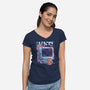 Insert Disk-womens v-neck tee-eduely