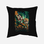 Saiyan Fight-none removable cover w insert throw pillow-alanside