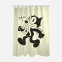 Cthulhu The Cat-none polyester shower curtain-vp021