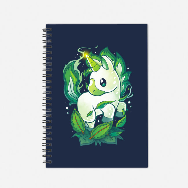 Leaf Unicorn-none dot grid notebook-Vallina84