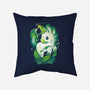 Leaf Unicorn-none removable cover throw pillow-Vallina84