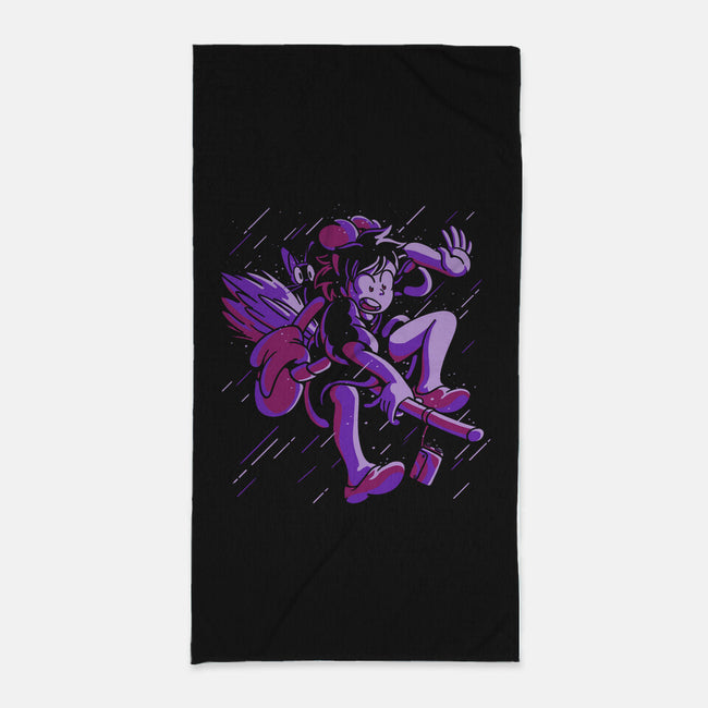 Learning To Fly-none beach towel-estudiofitas
