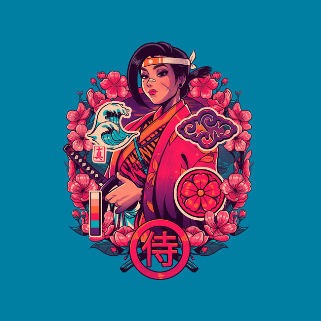 Cherry Makoto Samurai-none glossy sticker-Bruno Mota