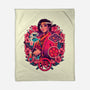 Cherry Makoto Samurai-none fleece blanket-Bruno Mota