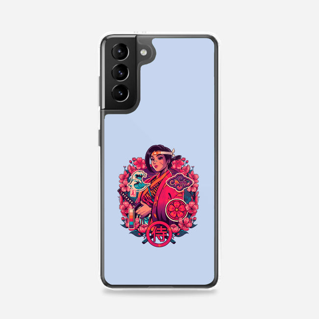 Cherry Makoto Samurai-samsung snap phone case-Bruno Mota