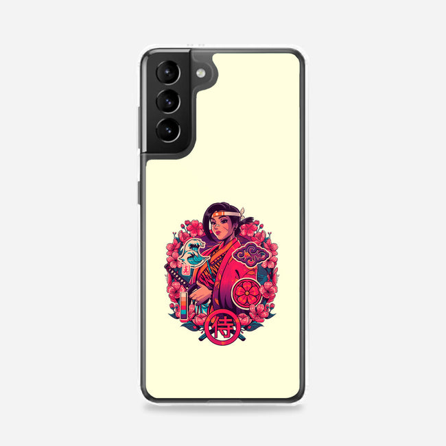 Cherry Makoto Samurai-samsung snap phone case-Bruno Mota