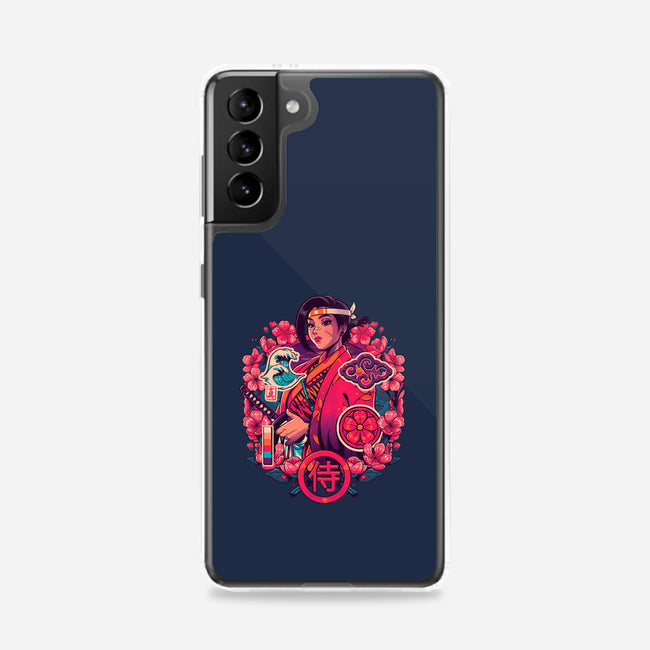 Cherry Makoto Samurai-samsung snap phone case-Bruno Mota