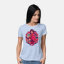 Cherry Makoto Samurai-womens basic tee-Bruno Mota