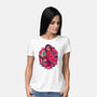 Cherry Makoto Samurai-womens basic tee-Bruno Mota