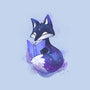 Galaxy Fox-womens fitted tee-ricolaa