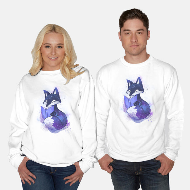 Galaxy Fox-unisex crew neck sweatshirt-ricolaa
