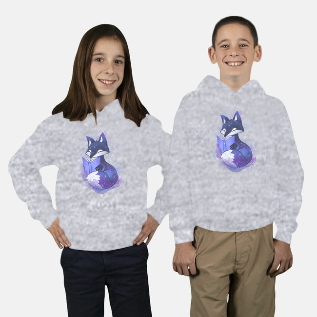 Galaxy Fox-youth pullover sweatshirt-ricolaa