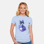Galaxy Fox-womens fitted tee-ricolaa