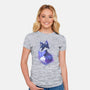 Galaxy Fox-womens fitted tee-ricolaa