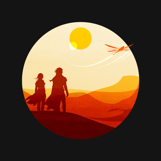 Into The Desert-womens basic tee-PencilMonkey