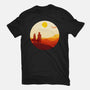 Into The Desert-womens basic tee-PencilMonkey