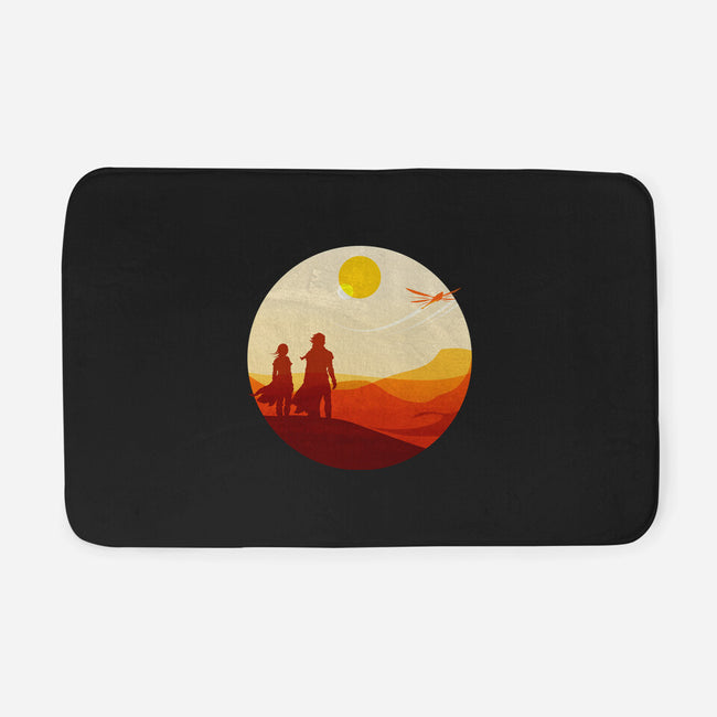 Into The Desert-none memory foam bath mat-PencilMonkey