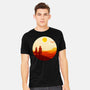 Into The Desert-mens heavyweight tee-PencilMonkey