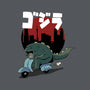 Godzilla Cruising-mens heavyweight tee-Christopher Tupa