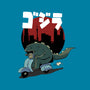 Godzilla Cruising-mens basic tee-Christopher Tupa