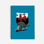 Godzilla Cruising-none dot grid notebook-Christopher Tupa