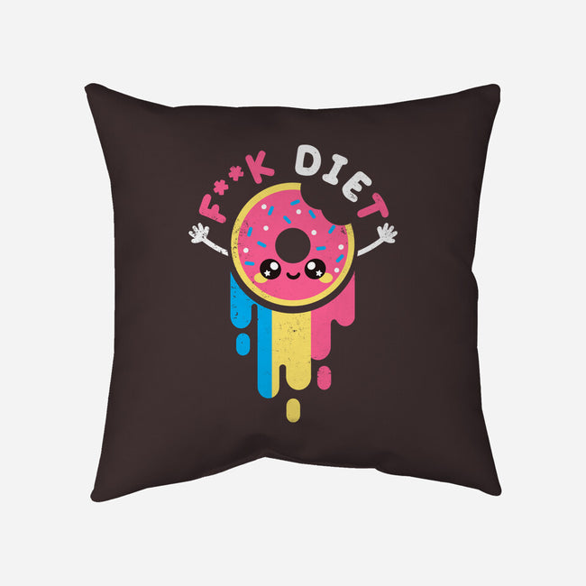 Die Diet-none removable cover w insert throw pillow-NemiMakeit