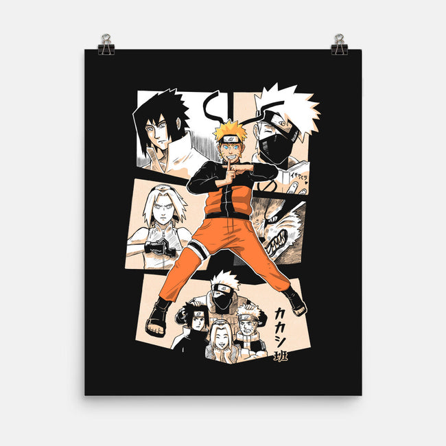 Ninja Comics-none matte poster-Arigatees
