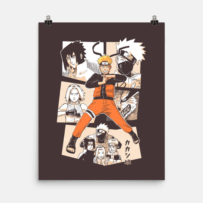 Ninja Comics-none matte poster-Arigatees