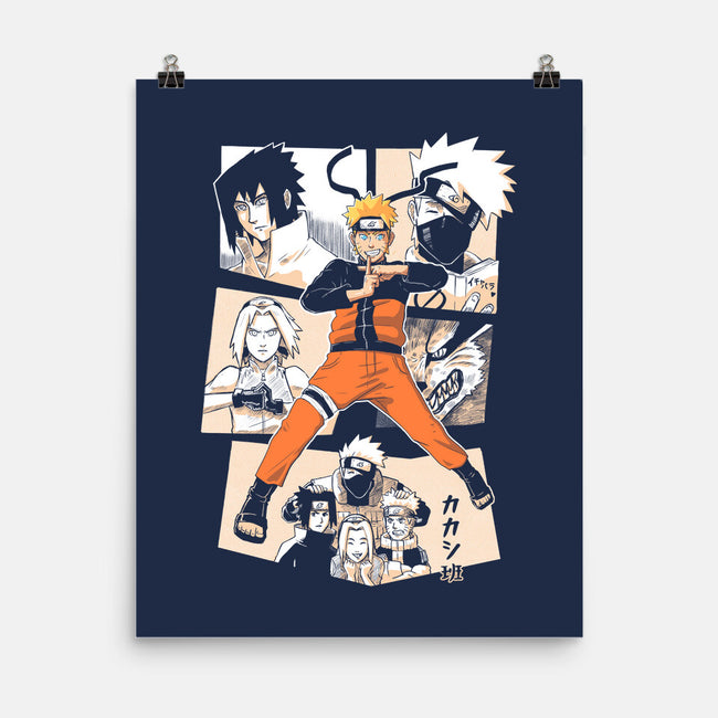 Ninja Comics-none matte poster-Arigatees