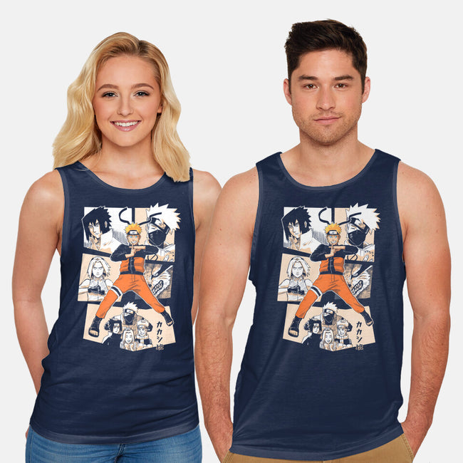 Ninja Comics-unisex basic tank-Arigatees