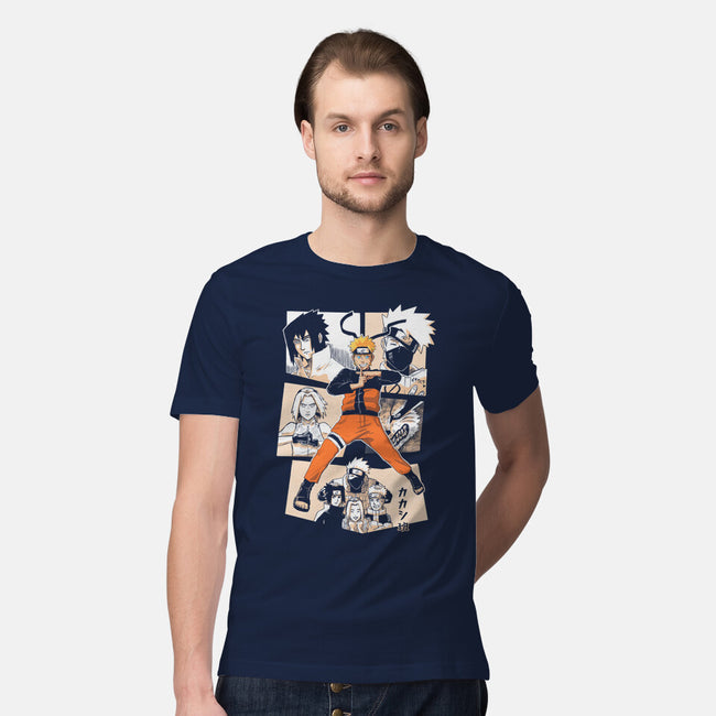 Ninja Comics-mens premium tee-Arigatees
