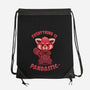 Sarcastic Pandastic-none drawstring bag-TechraNova