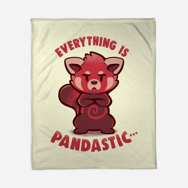Sarcastic Pandastic-none fleece blanket-TechraNova