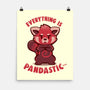 Sarcastic Pandastic-none matte poster-TechraNova