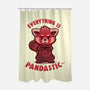 Sarcastic Pandastic-none polyester shower curtain-TechraNova