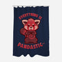 Sarcastic Pandastic-none polyester shower curtain-TechraNova