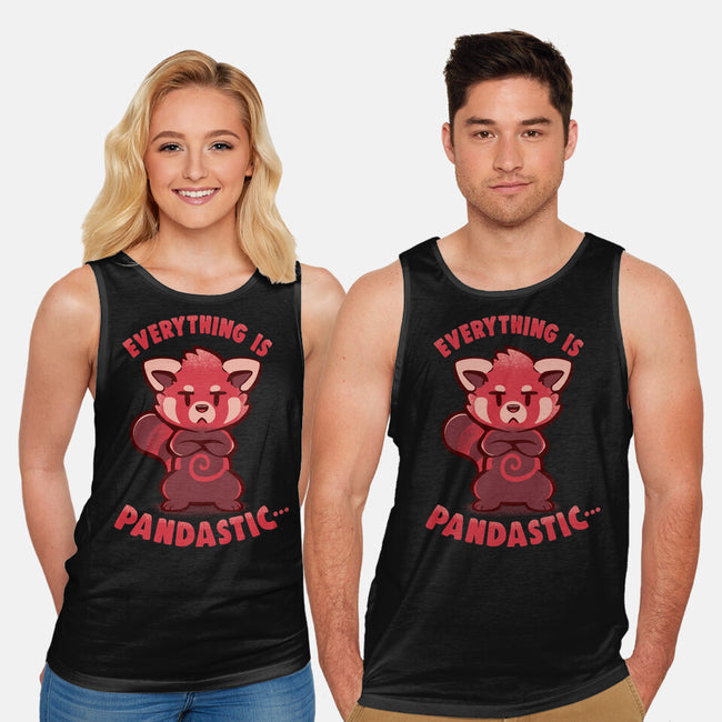 Sarcastic Pandastic-unisex basic tank-TechraNova