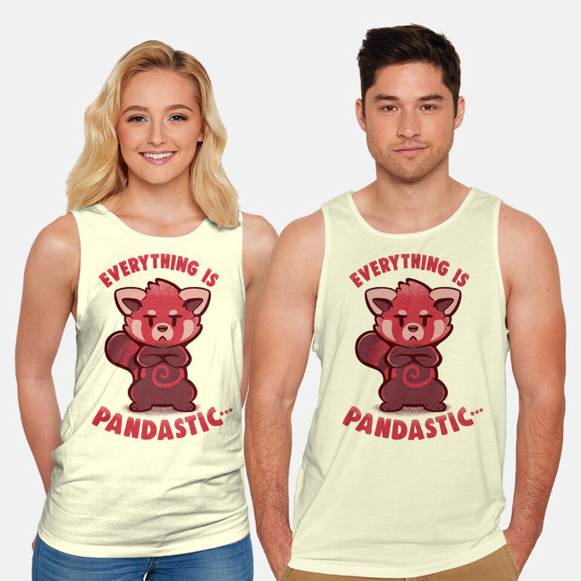 Sarcastic Pandastic-unisex basic tank-TechraNova